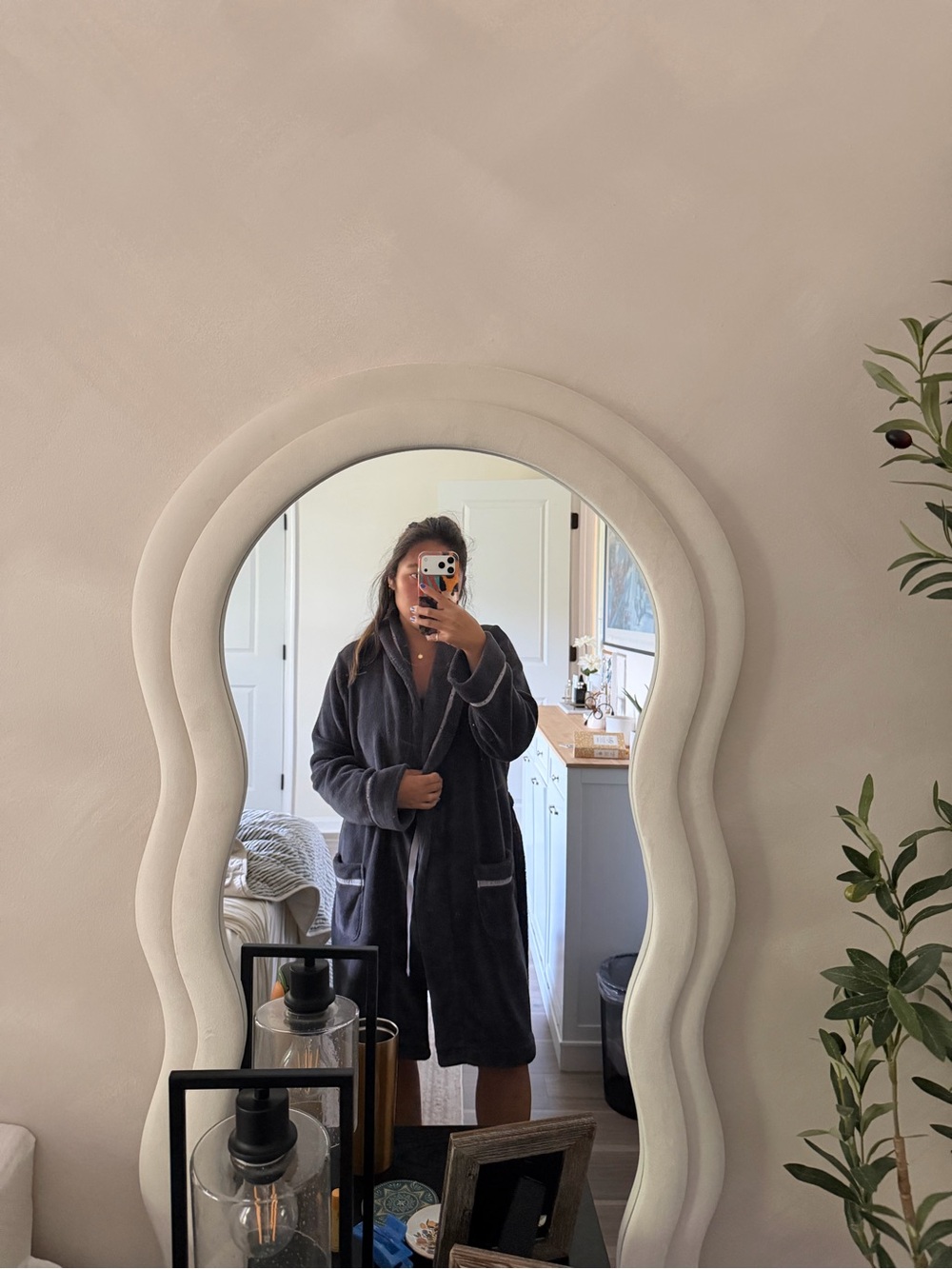 Victoria secret dark gray robe